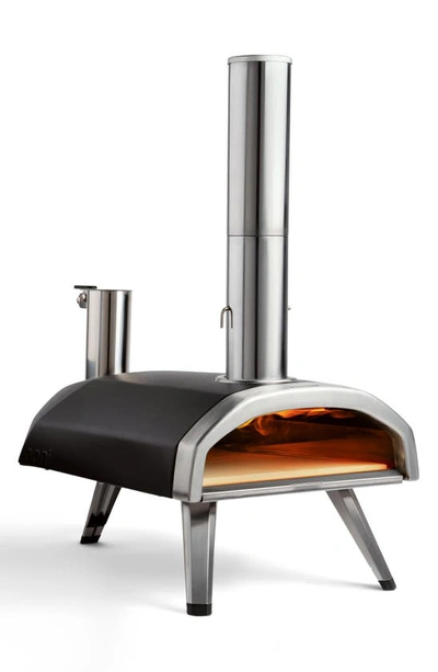 Shop Ooni Fyra Outdoor Home Pizza Oven In Stainless And Black