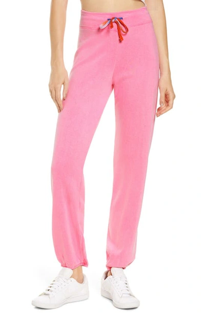 Sundry Sweatpants - Pigment Neon Pink - Size L In Neon Pink