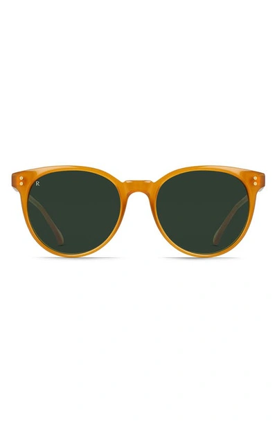Shop Raen Norie 53mm Cat Eye Sunglasses In Honey/ Bottle Green