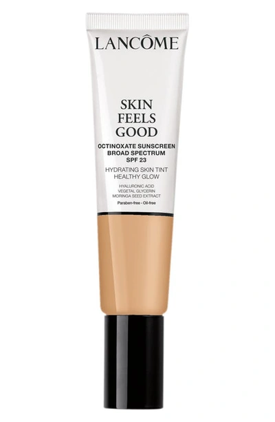 Shop Lancôme Skin Feels Good Hydrating Skin Tint Healthy Glow Foundation Spf 23 In 035w Fresh Almond