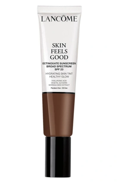 Shop Lancôme Skin Feels Good Hydrating Skin Tint Healthy Glow Foundation Spf 23 In 16c Real Suede
