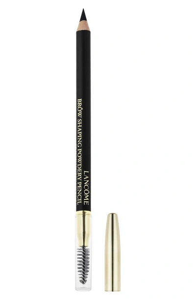Shop Lancôme Brow Shaping Powdery Brow Pencil In Black 10