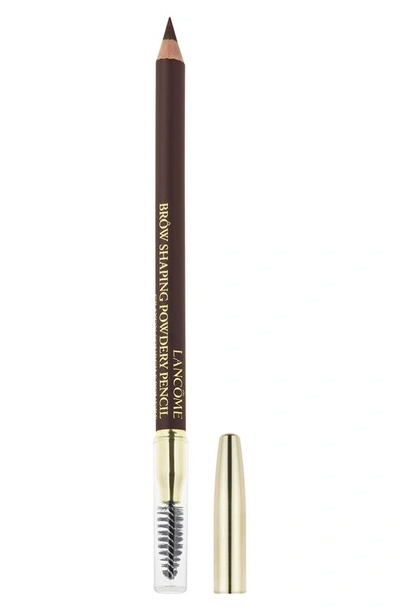 Shop Lancôme Brow Shaping Powdery Brow Pencil In Dark Brown 08