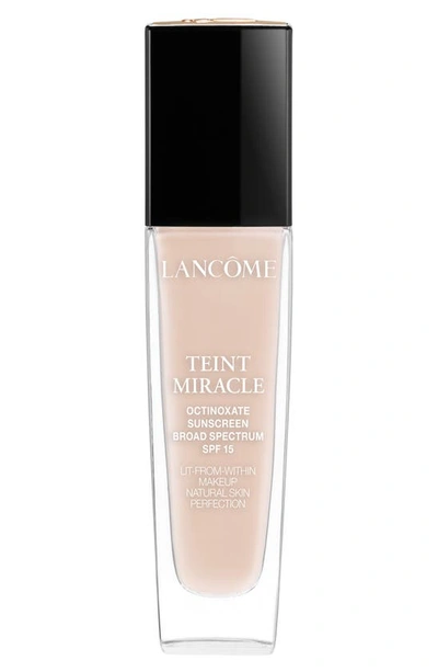 Shop Lancôme Teint Miracle Lit-from-within Makeup Natural Skin Perfection Foundation Spf 15 In Buff 4 (c)