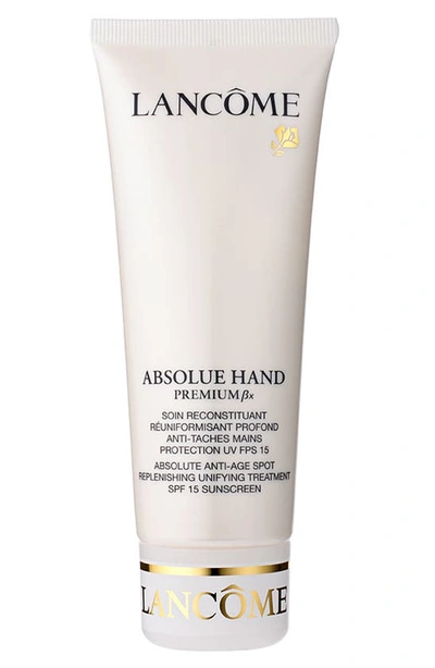 Shop Lancôme Absolue Premium Bx Hand Spf 15 Sunscreen
