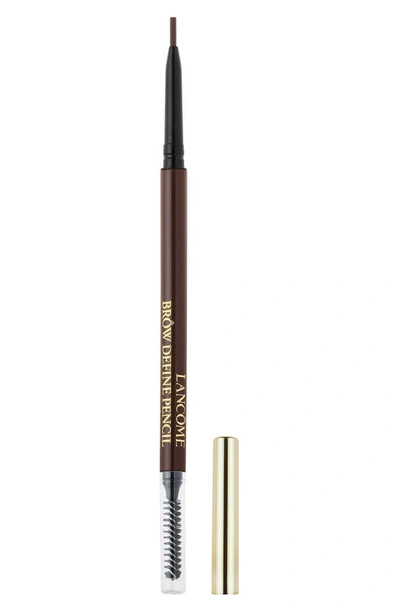 Shop Lancôme Brow Define Precision Brow Pencil In Dark Brown 12
