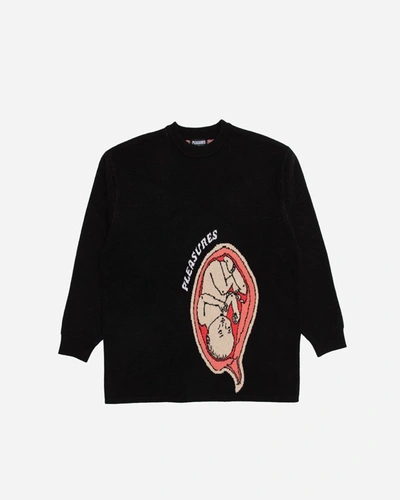Shop Pleasures Utero Jaquard Sweater In Black