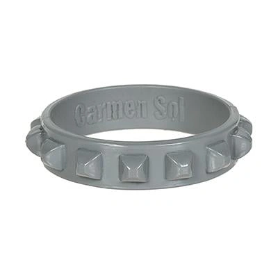 Shop Carmen Sol Borchia Bracelet In Grey