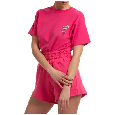 Ireneisgood Pink Jersey T-shirt With Print In Pink