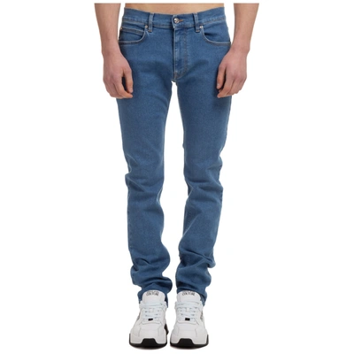 Shop Versace Men's Jeans Denim In Light Blue