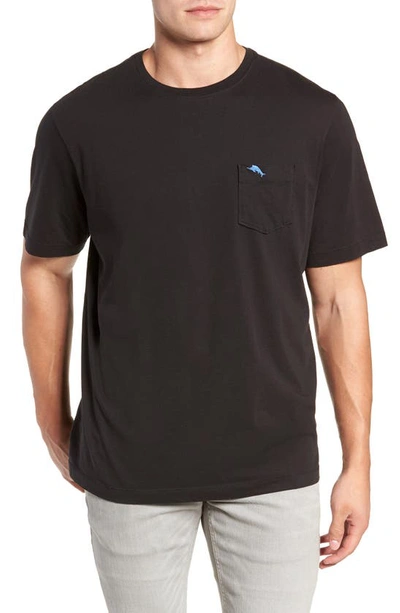 Shop Tommy Bahama 'new Bali Sky' Original Fit Crewneck Pocket T-shirt In Black