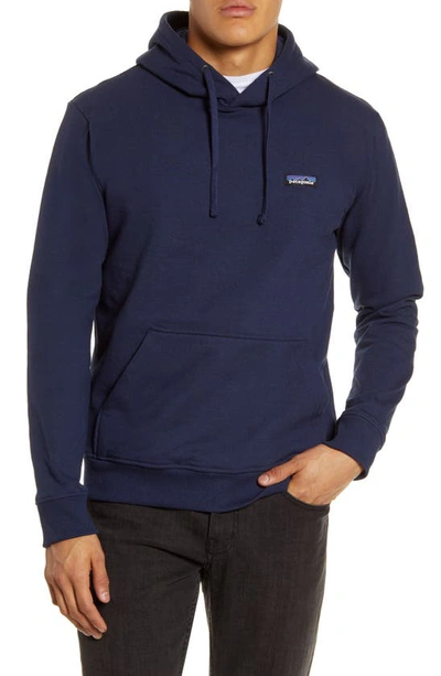 Shop Patagonia P-6 Label Uprisal Hoodie In Classic Navy