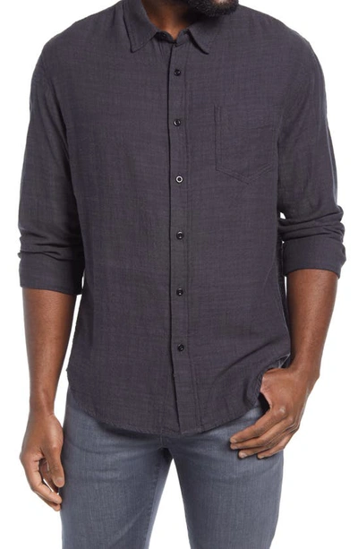 Shop Rails Wyatt Button-up Shirt In Black Chambray