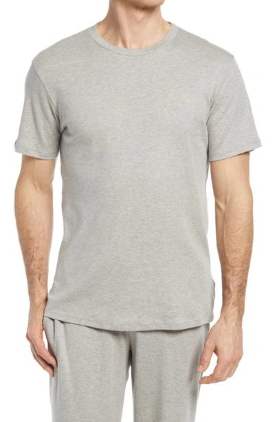 Shop Nordstrom Pima Cotton Crewneck T-shirt In Grey Heather