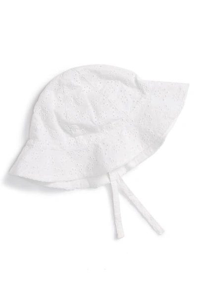 Shop Nordstrom Baby Baby Eyelet Sun Hat In White