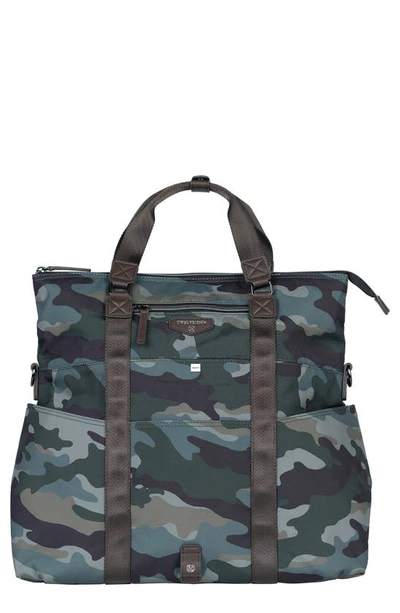 Shop Twelvelittle Courage 3-in-1 Foldover Diaper Tote In Camo