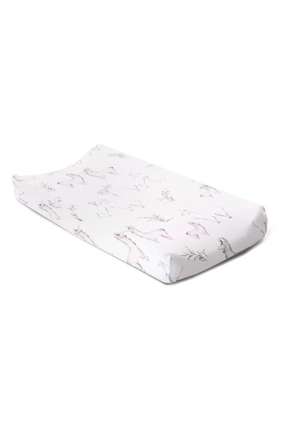 Shop Oilo Jersey Changing Pad Cover In Llama