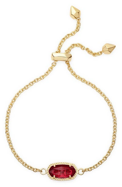 Shop Kendra Scott Elaina Birthstone Bracelet In January/ Berry