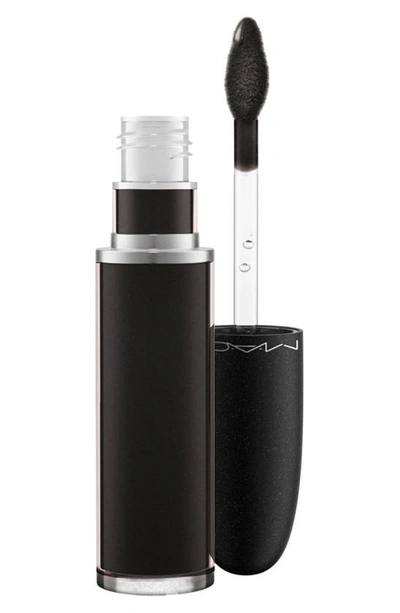 Shop Mac Cosmetics Retro Matte Liquid Lipcolour Lipstick In Caviar