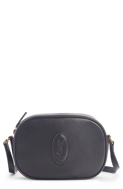 Shop Saint Laurent Le 61 Leather Camera Bag In Noir