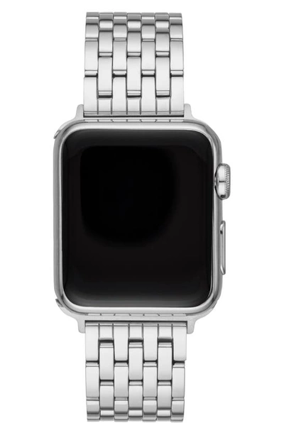 Shop Michele Apple Watch Bracelet Strap In Silver
