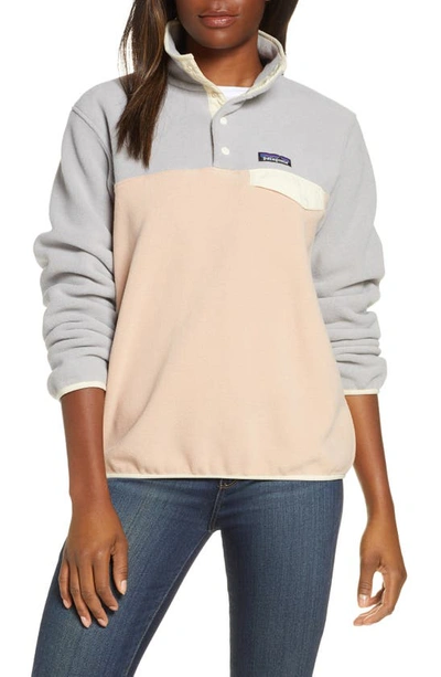 Synchilla Snap t r Recycled Fleece Pullover In Rswt Rosewater