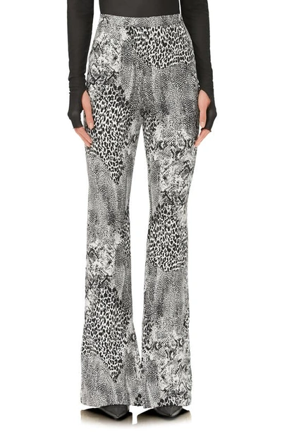 Shop Afrm Hunter Animal Print Pants In Noir Animal