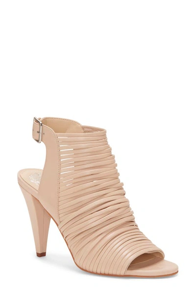 Shop Vince Camuto Adeenta Sandal In Bungalow Beige Leather