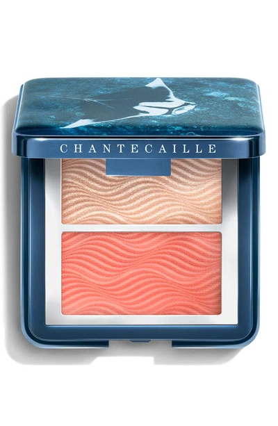 Shop Chantecaille Radiance Chic Cheek Highlighter Duo In Coral