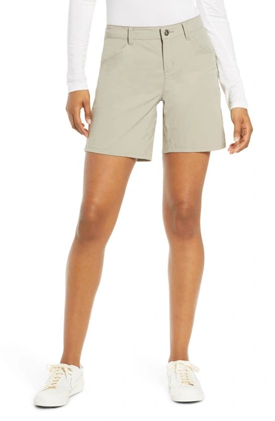 Shop Patagonia Quandary 7-inch Shorts In Shale