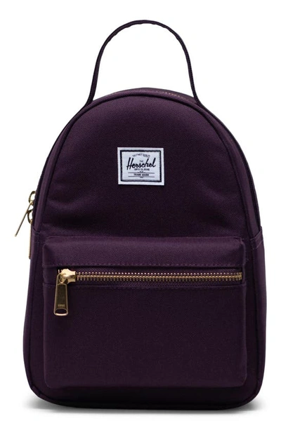 Shop Herschel Supply Co Mini Nova Backpack In Blackberry Wine