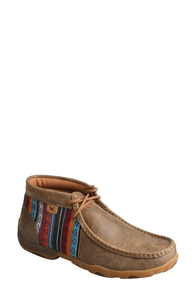 Shop Twisted X Chukka Driving Moccasin In Bomber & Multi Leather