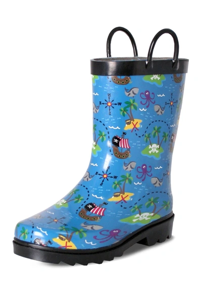 Shop Nomad Footwear Nomad Kids' Splashy Rain Boot In Treasure Hunt