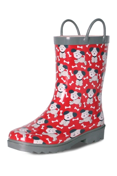 Shop Nomad Footwear Nomad Kids' Splashy Rain Boot In Playful Puppy