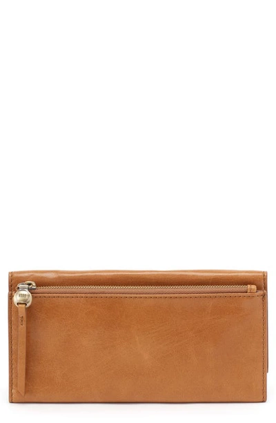 Shop Hobo Arise Leather Wallet In Honey