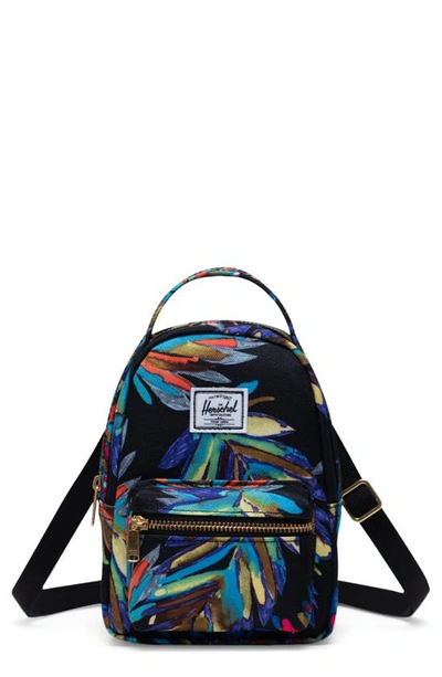 Shop Herschel Supply Co Nova Crossbody Backpack In Painted Palm