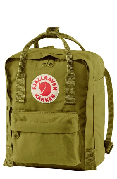 Shop Fjall Raven Mini Kånken Water Resistant Backpack In Guacamole