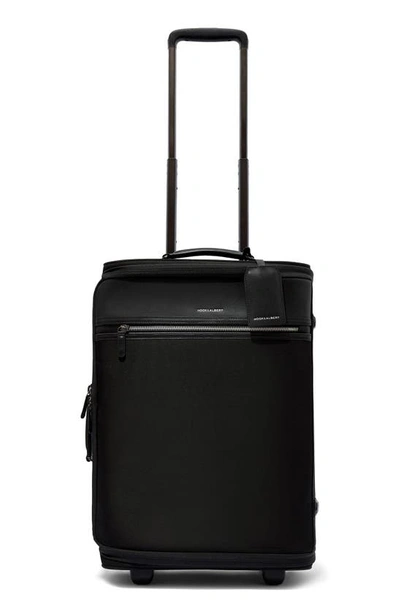 Shop Hook + Albert Garment Luggage Carry-on Suitcase In Black