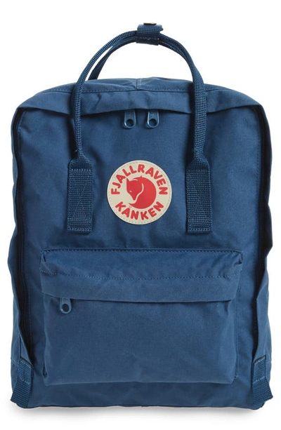 Shop Fjall Raven Kånken Water Resistant Backpack In Royal Blue