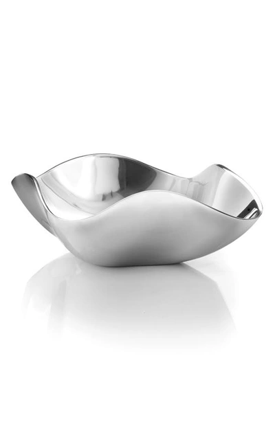 Shop Nambe Nambé Oceana Serving Bowl In Silver