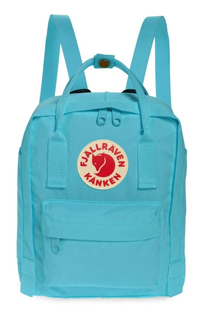 Shop Fjall Raven Mini Kånken Water Resistant Backpack In Deep Turquoise