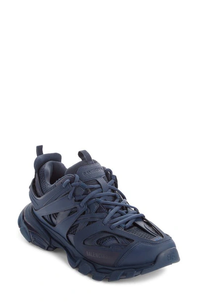 Shop Balenciaga Track Sneaker In Dark Navy
