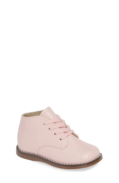 Shop Footmates Tina Lace-up Bootie In Pink