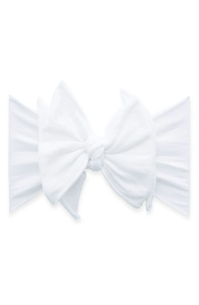 Baby Bling Fab-bow-lous Headband In White