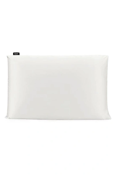 Shop Night Trisilk™ Stretch Silk Pillowcase In White