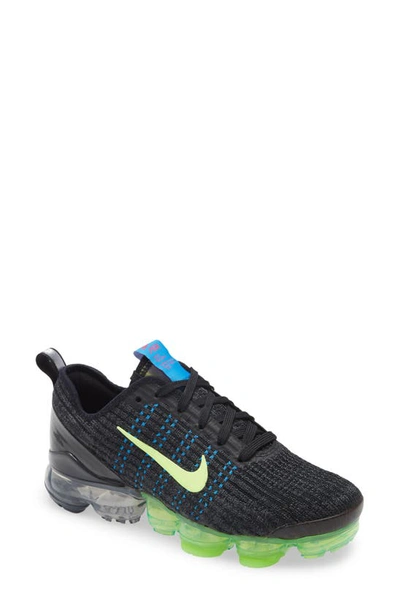 Nike Big Kids Air Vapormax Flyknit 3 Casual Sneakers From Finish Line In  Black/ Ghost Green | ModeSens