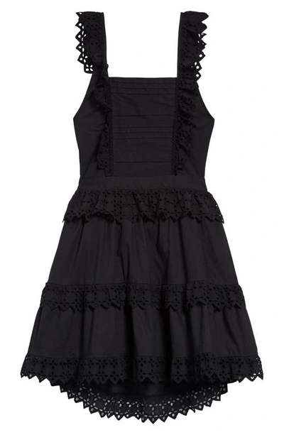 Shop Scotch R'belle Kids' Eyelet Embroidery Dress In 008 Black