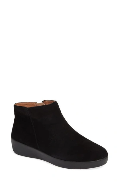Shop Fitflop Sumi Boot In Black Suede