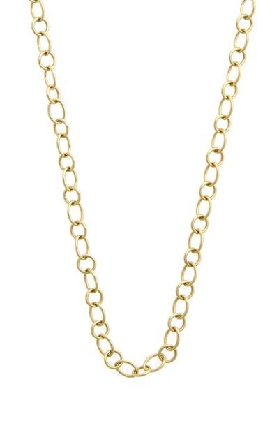 Shop Temple St Clair 18-inch Ribbon Chain Necklace In Yellow Gold