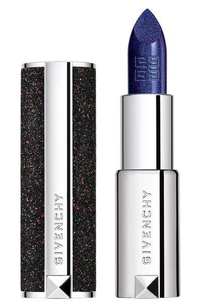 Shop Givenchy Le Rouge Night Noir Sheer Sparkling Lipstick In 4 Night Blue